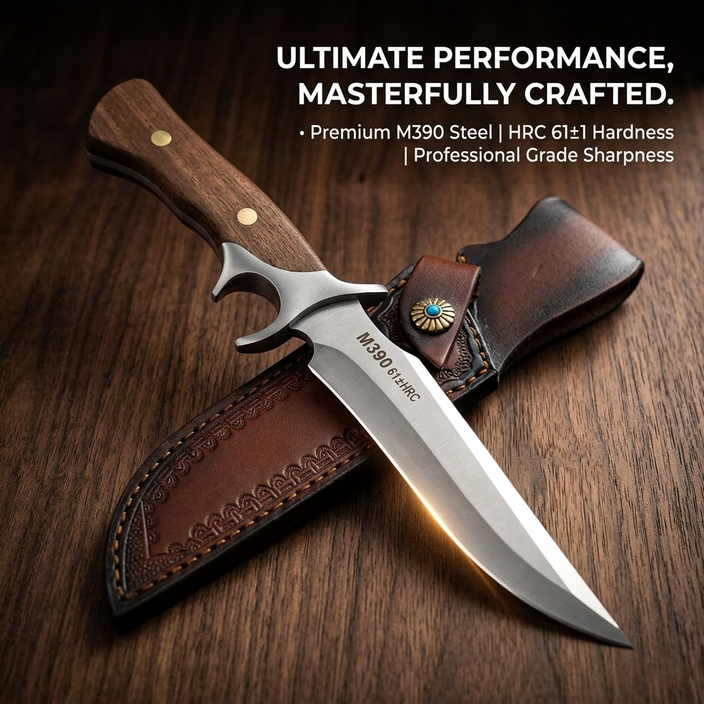 Outdoor Pocket knife M390 stee - огляд і ціна Bushcraft Knife Fixed