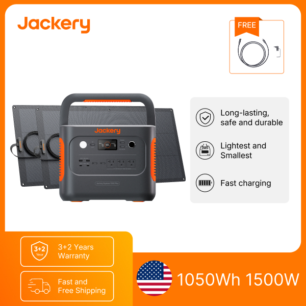 Jackery E1000AC 1050Wh Portabl - огляд і ціна Solar Emergency Charger