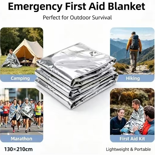 Mylar Thermal Emergency Blanke - огляд і ціна Emergency Mylar Tent