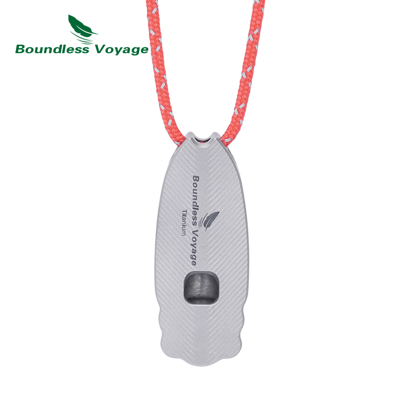 Boundless Voyage 120dB Titaniu - огляд і ціна Emergency Whistle Loud