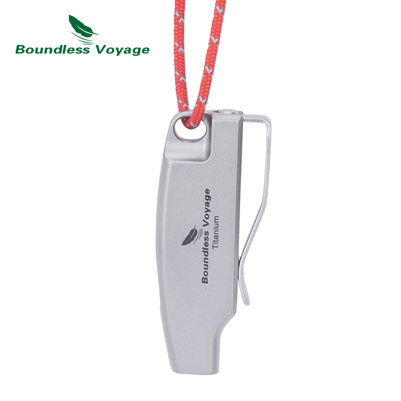 Boundless Voyage 120dB Titaniu - огляд і ціна Emergency Whistle Loud